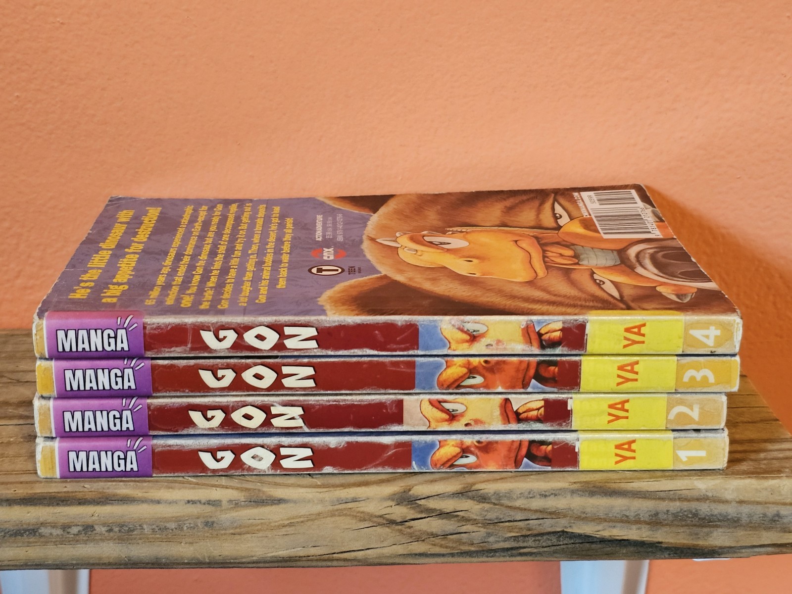 Gon Manga Lot 1 2 3 4 Paradox Press Masashi Tanaka English