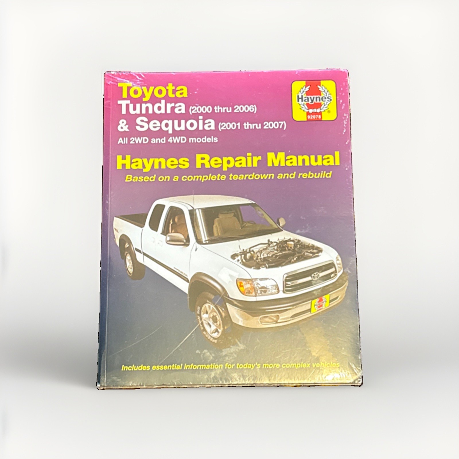 Toyota Tundra 2000 thru 2006 Sequoia 2001 thru 2007 2WD 4WD Haynes Repair Manual