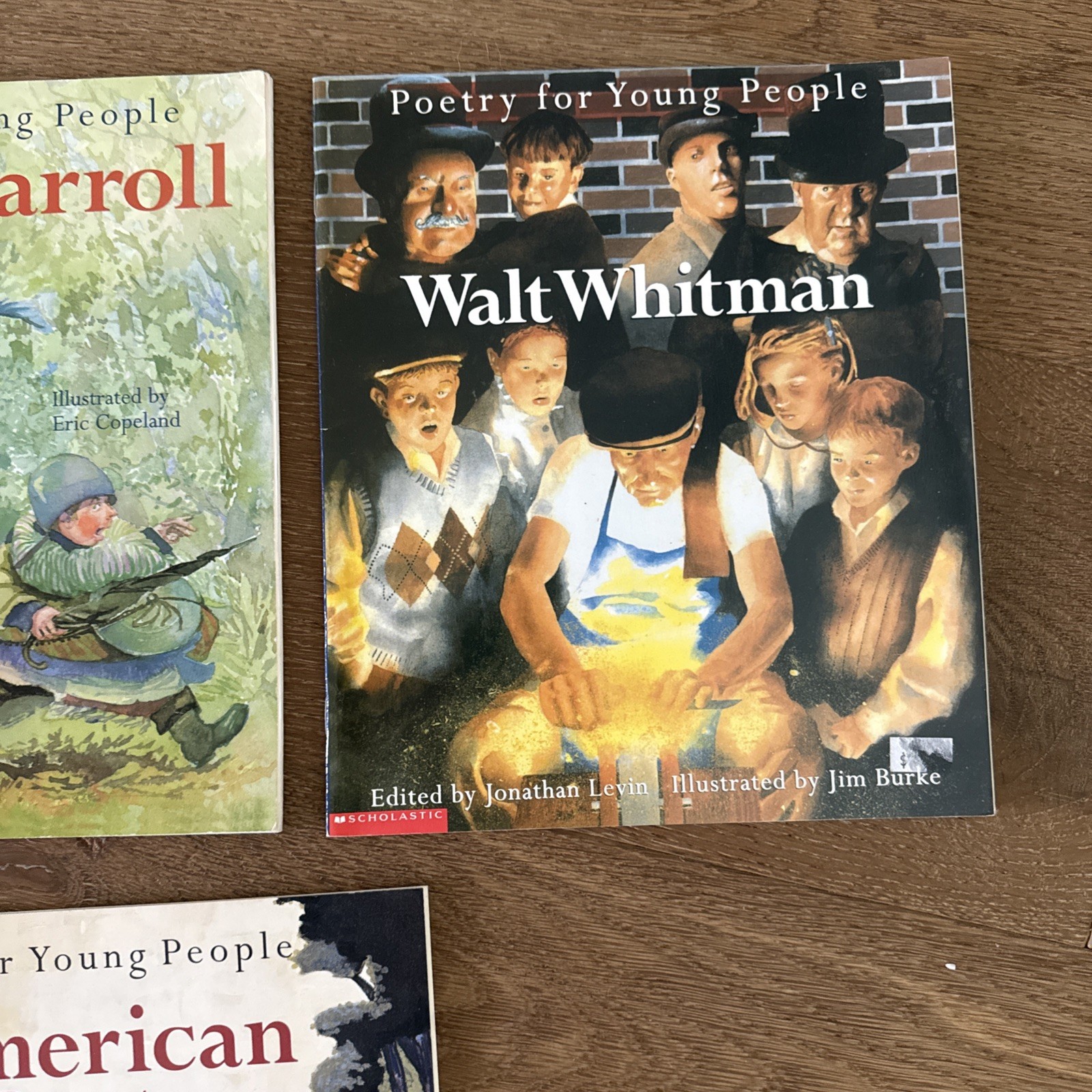 Lot of 7 Poetry For Young People PB Browning, Sand,Whitman,Carroll, Poe, Kipling