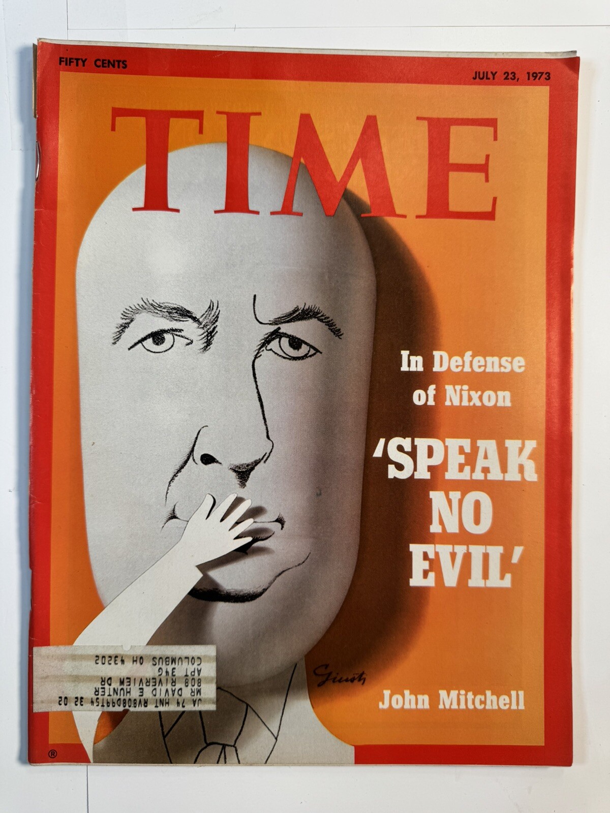 TIME Magazine July 23 1973 Jul 7/23/73 JOHN MITCHELL M398