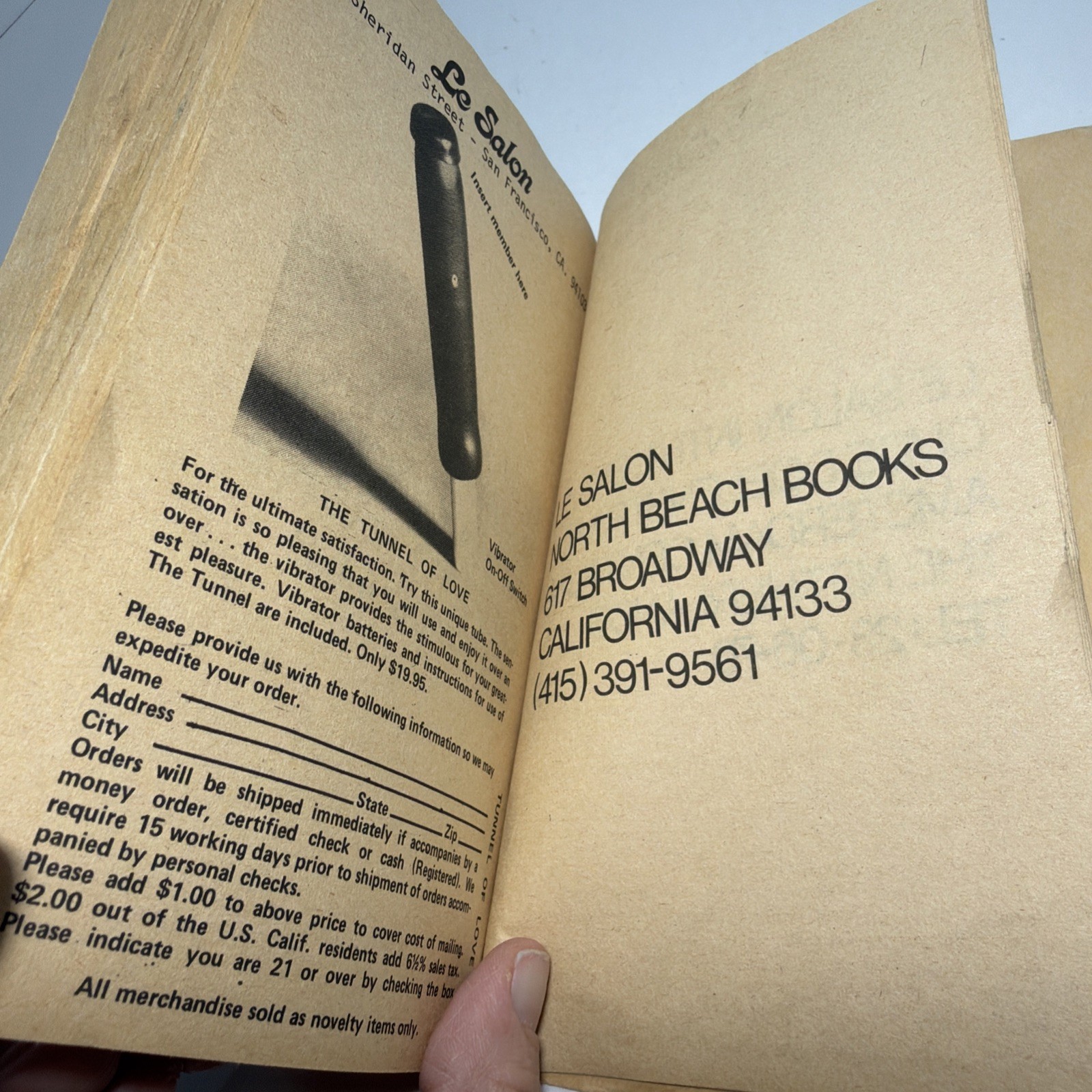 LEATHERMAN’S HANDBOOK – Larry Townsend 3rd Printing 1977 paperback book -Gay Men