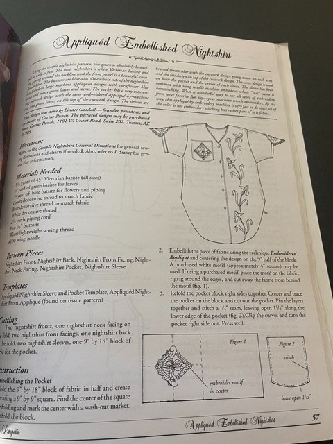Lovely Lingerie, Book with Sewing Patterns (Vintage)