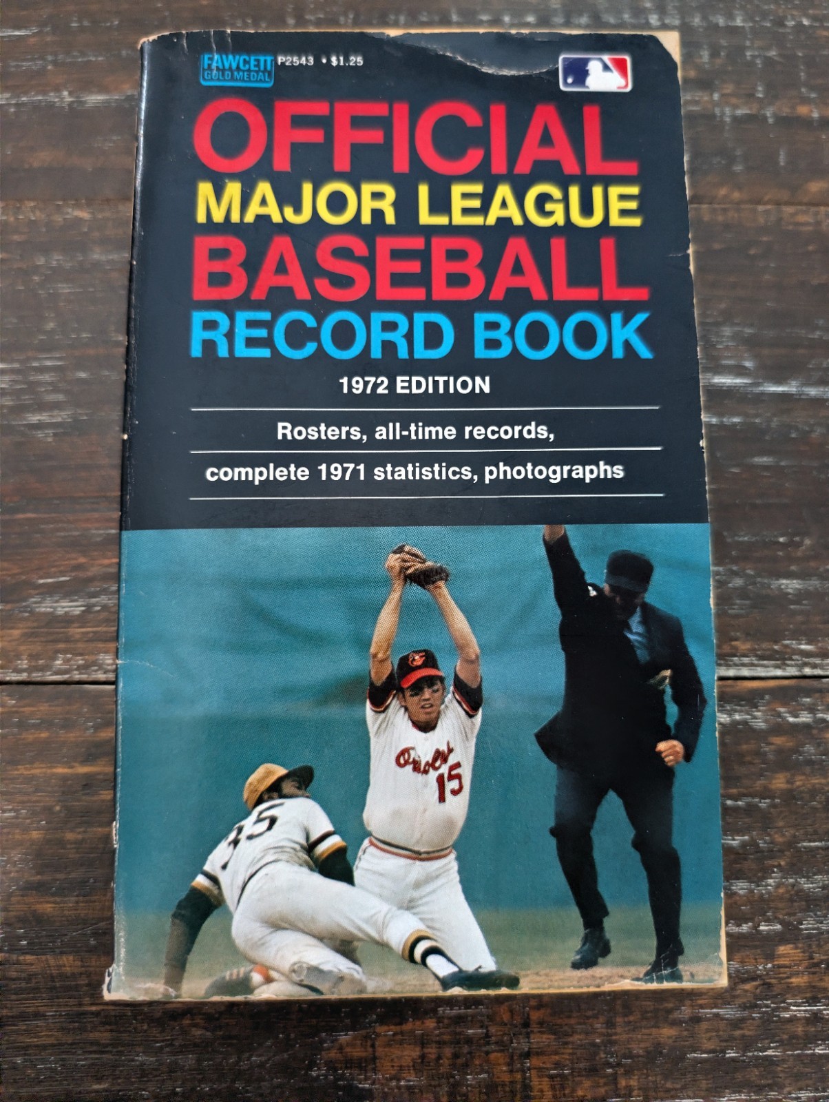 Vintage 1971 1972 Major League Baseball Record Books & World Series Records Lot
