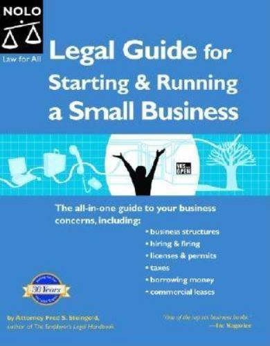 Legal Guide For Starting & Running A Small Business (8th Edition) Steingold, Fr