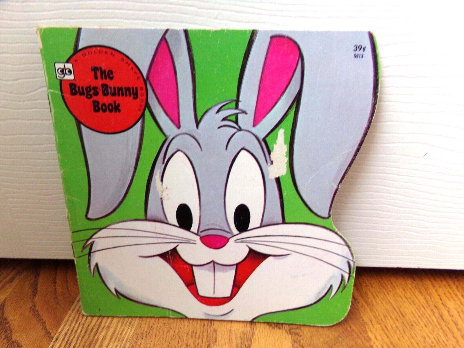 The Bugs Bunny Book Vtg A Golden Shape Book 1976 Warner Brothers Golden Press
