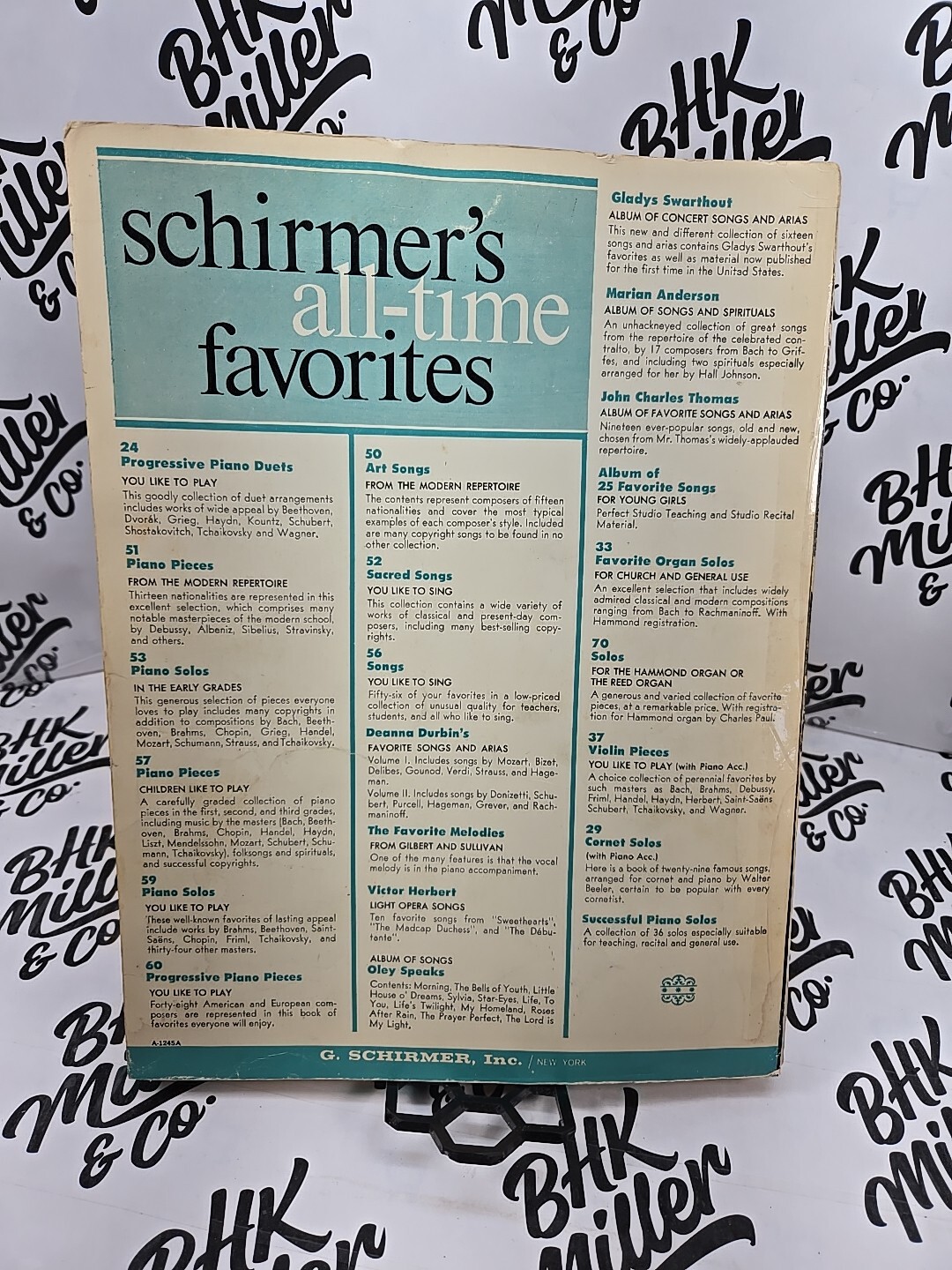 59 Piano Solos You Like to Play (1954) Vintage Sheet Music
