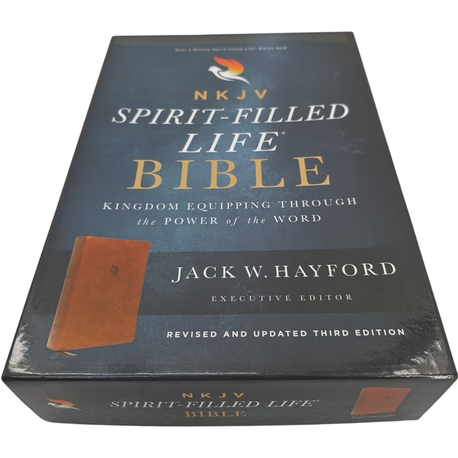 NKJV Spirit-Filled Life Bible Jack W. Hayford Leather Revised Third Edition