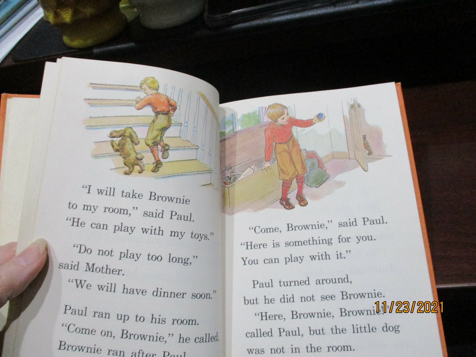 Lyons and Carnahan primer HAPPY CHILDREN 1954 Dick Jane era Hardcover in Good to