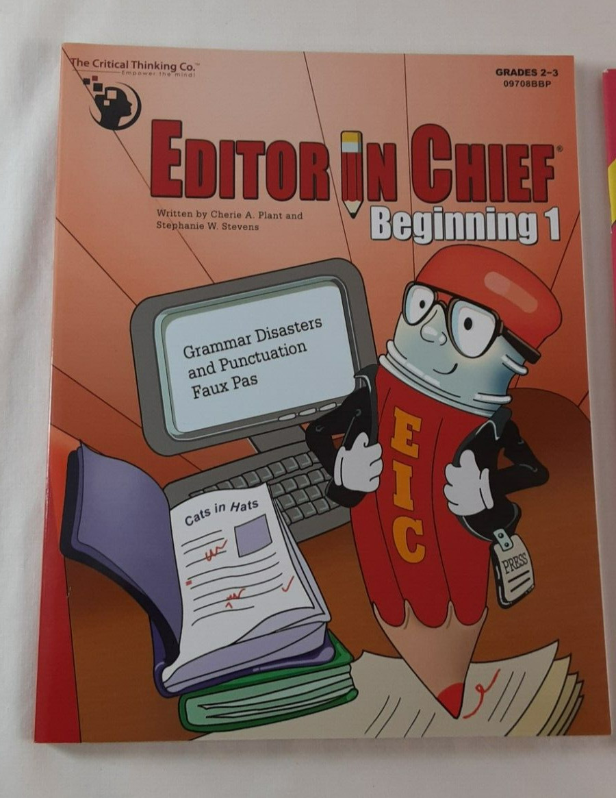 2 Critical Thinking Co Grades 2-3 Editor in Chief Dr DooRiddle Homeschool Lot