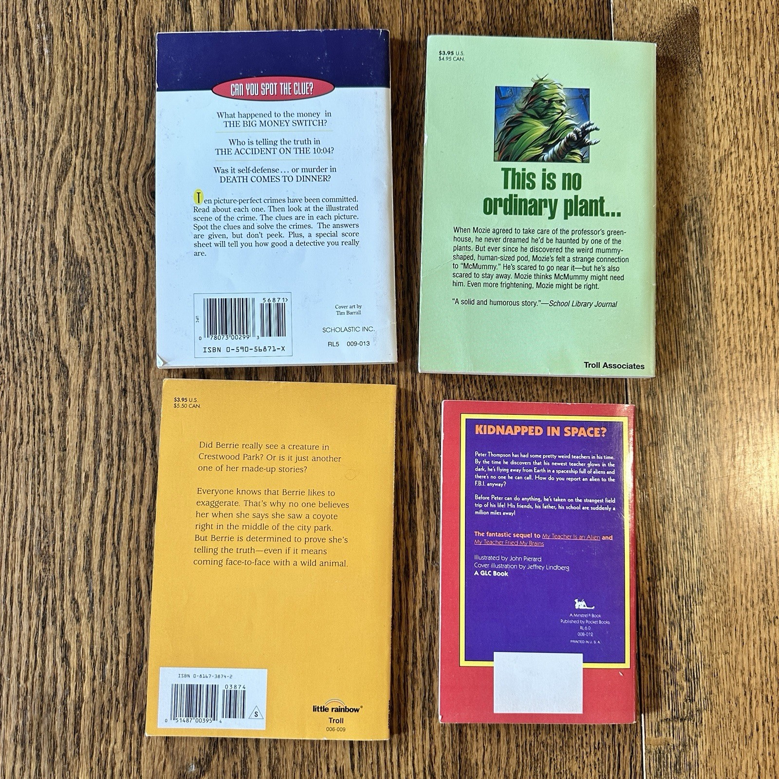 90s Horror Sci Fi YA Paperback Book Lot 15 Juvenile Fiction Graveyard School