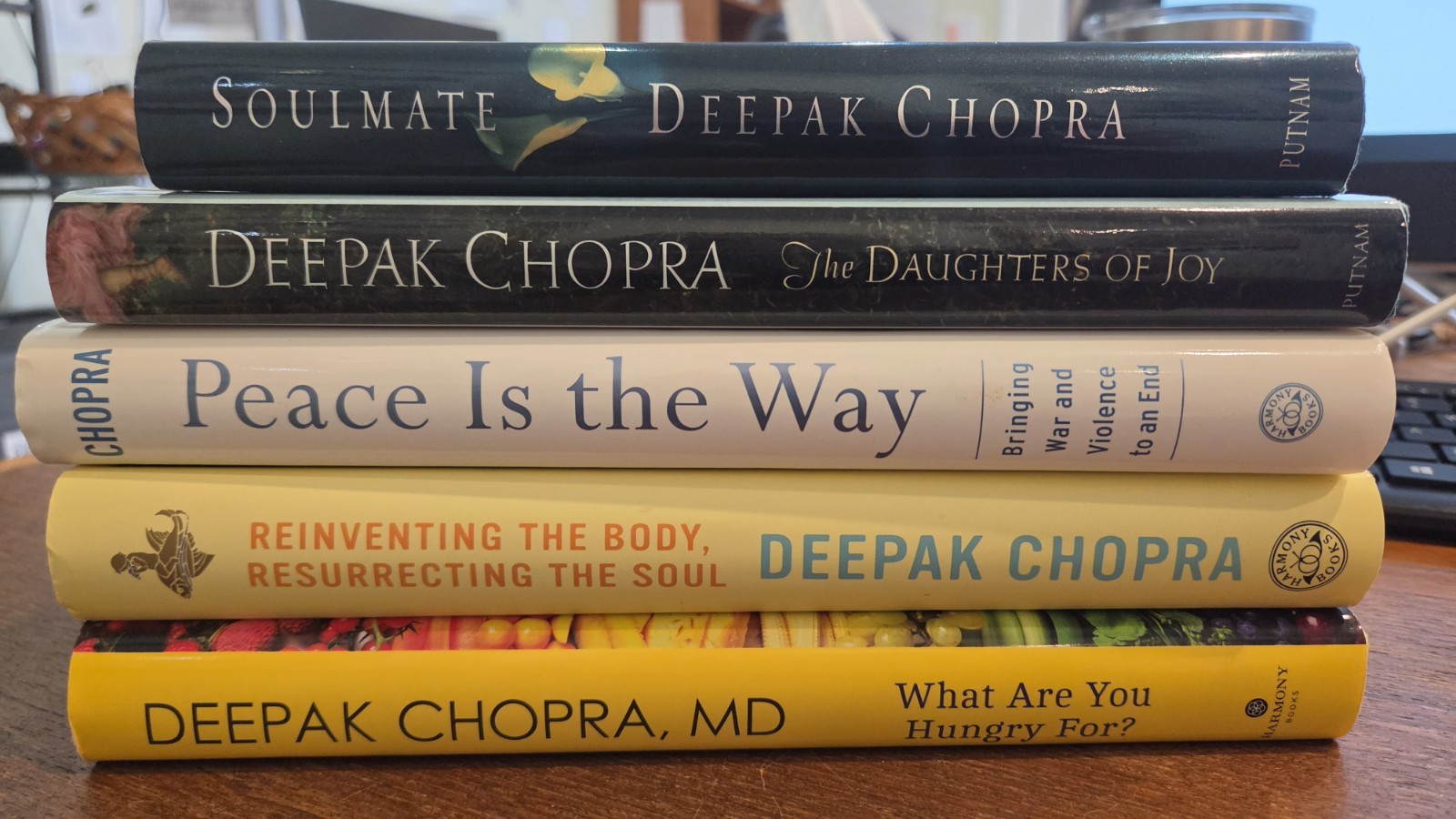 Deepak Chopra – 4 book lot – HC – Very Good /Like New 1st Editions