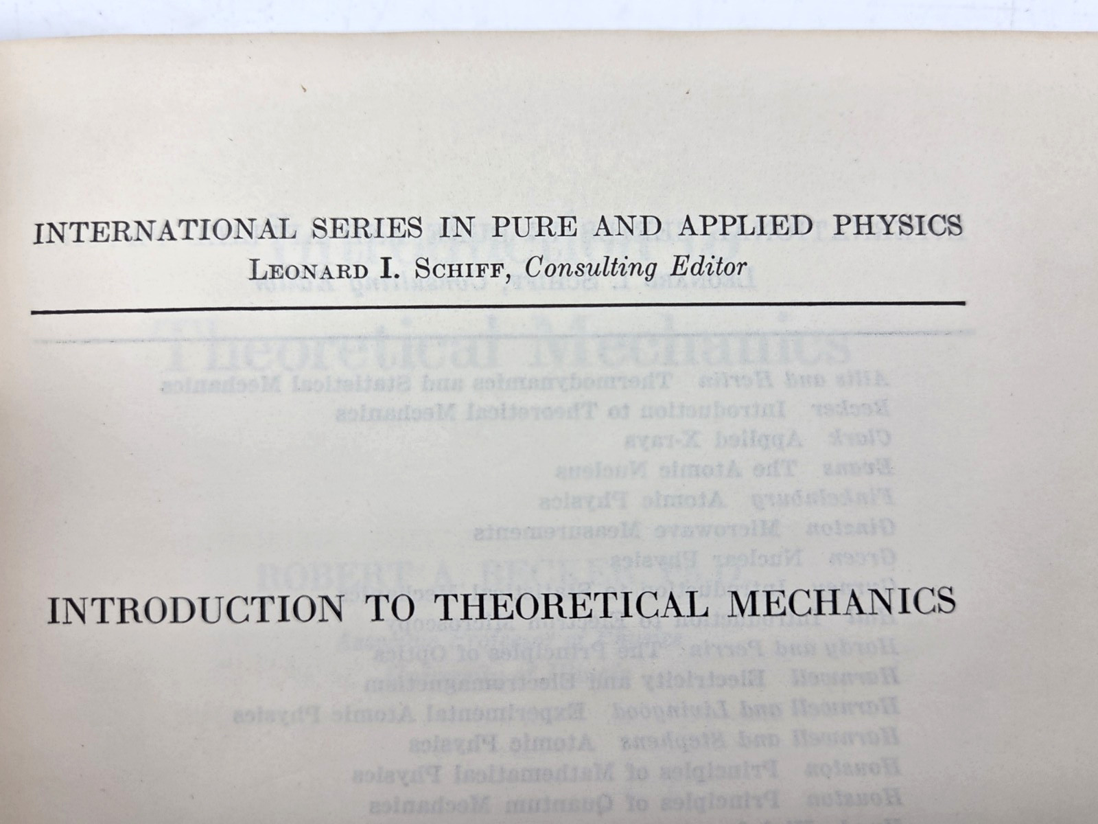 3 Vintage Mechanics & Engineering Textbooks Becker Goldstein & Eshbach 1947 – 59