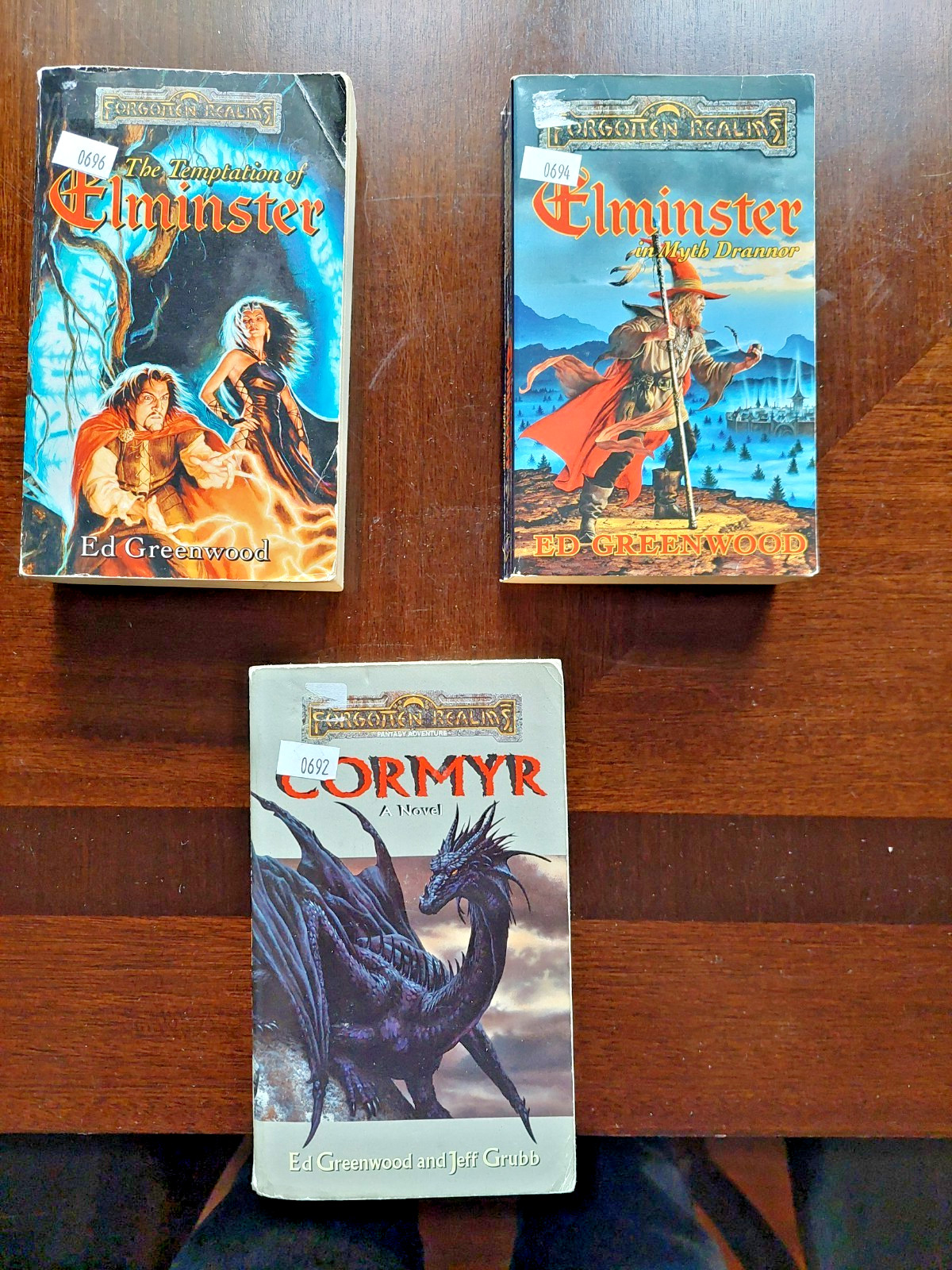 Forgotten Realms Elminster Paperback Lot Ed Greenwood TSR Fantasy Novels D&D