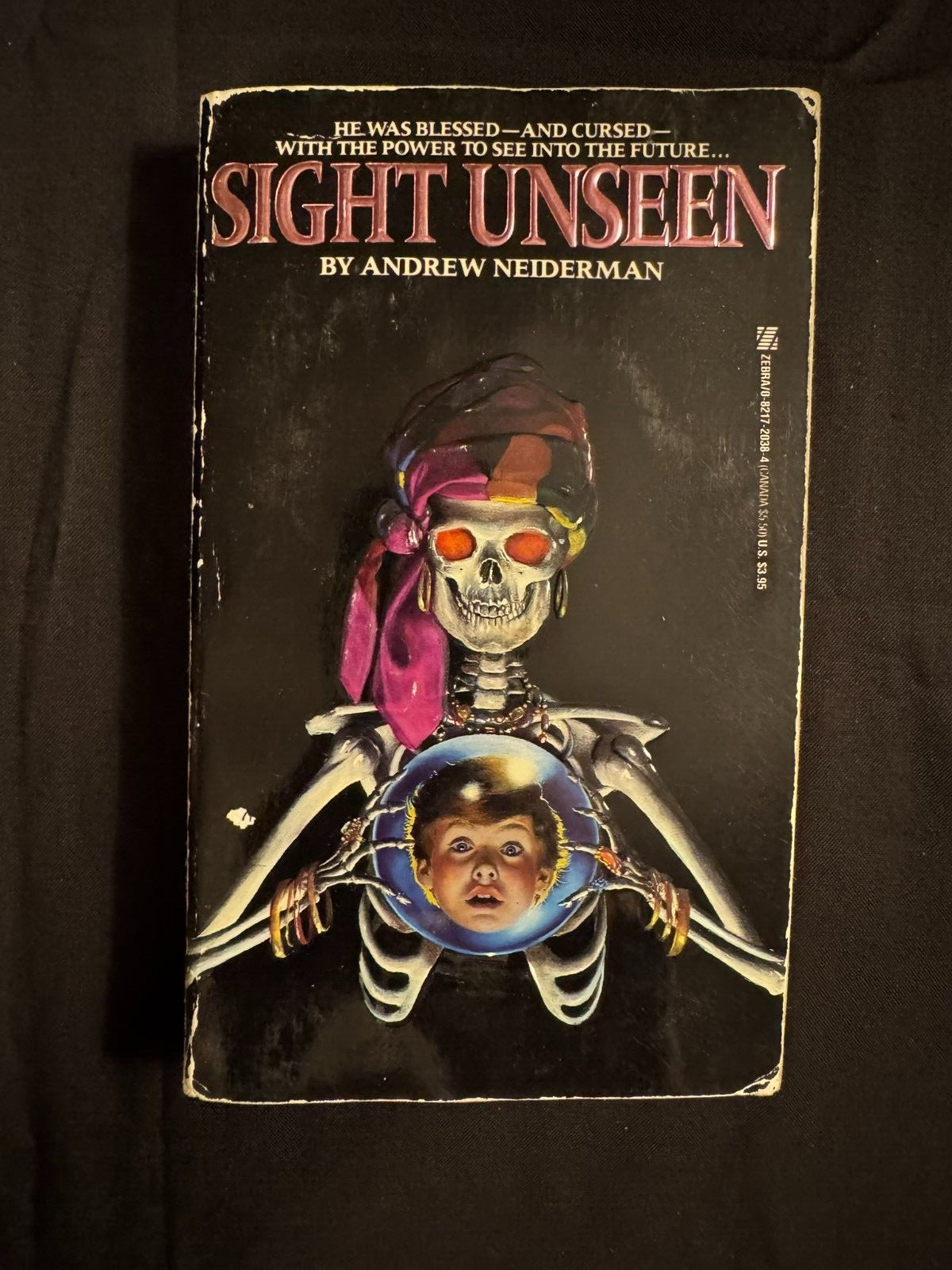 SIGHT UNSEEN Andrew Neiderman (1st Zebra pb ed) 1987 horror
