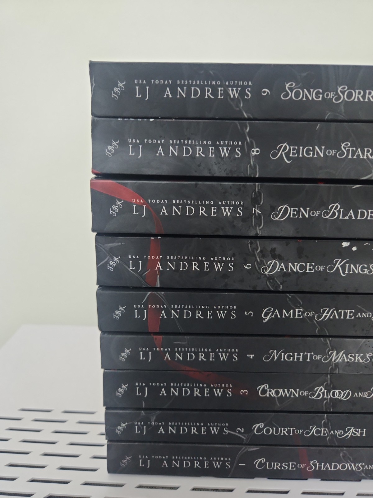 LJ Andrews The Broken Kingdom Series 1-9 Read Disc