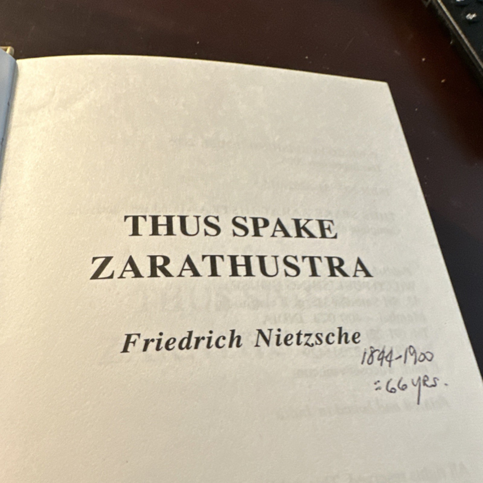 Friedrich Nietzsche Thus Spake Zarathustra Wilco HC DJ Classic Library 1st Ed