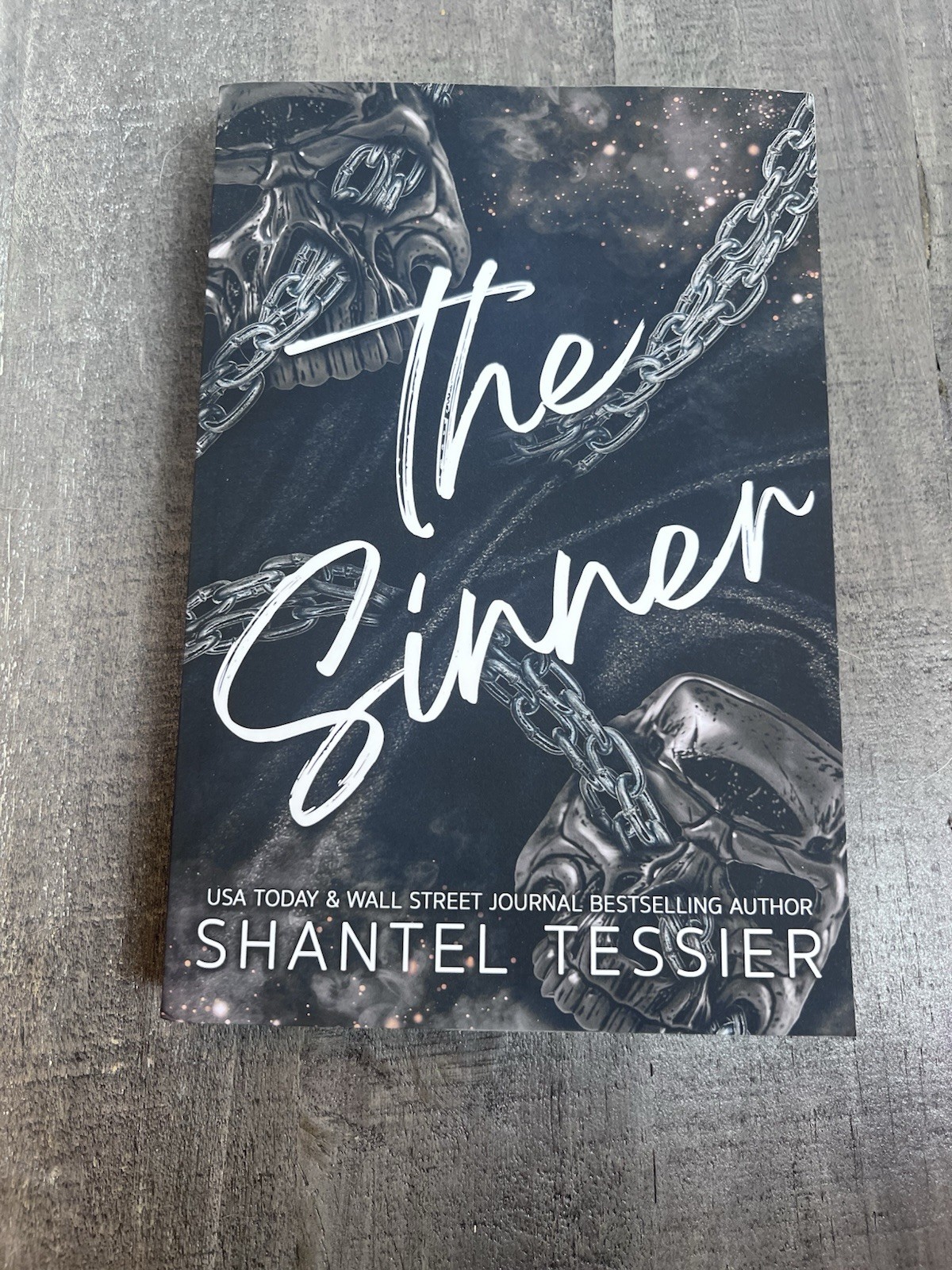 The Sinner: A Dark College Romance Paperback Alternative Cover Shantel Tessier