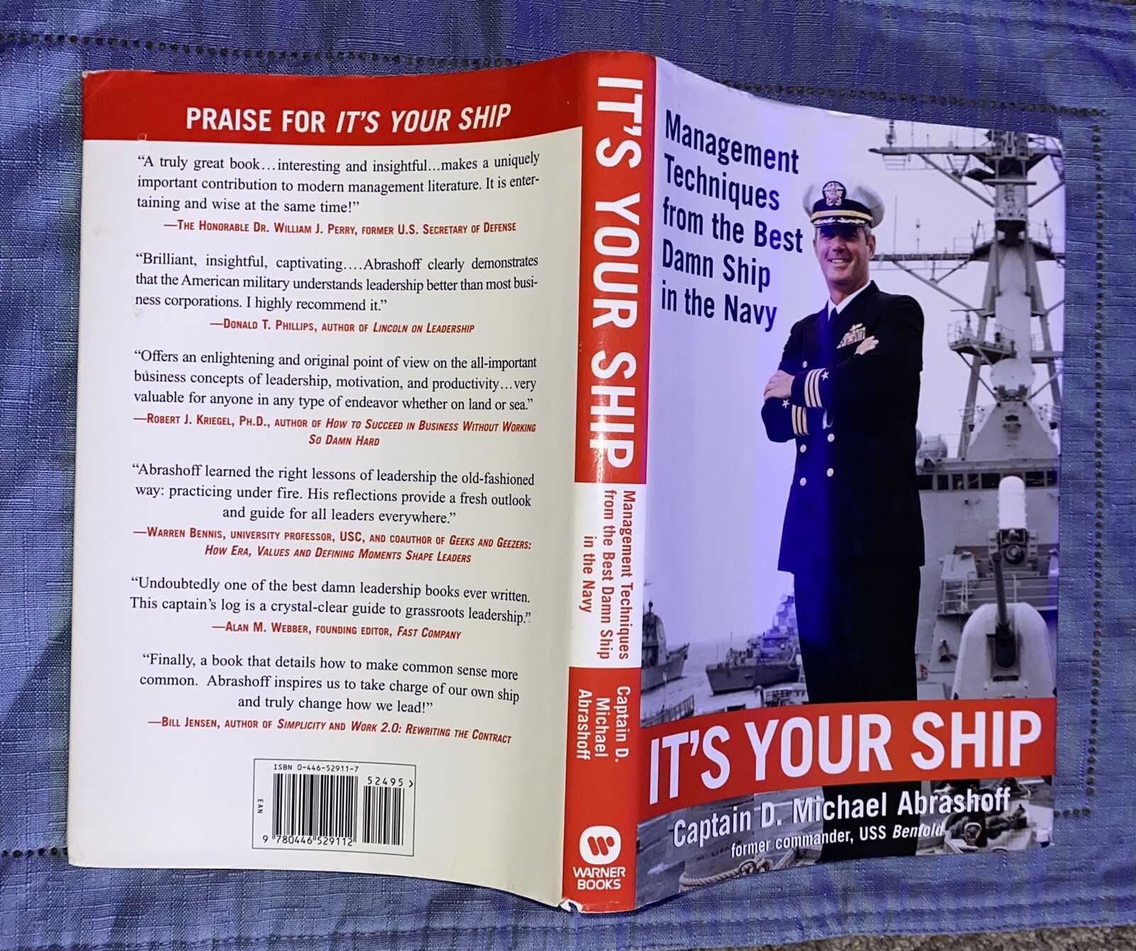 It’s Your Ship: Management Techniques Navy Capt. D. Michael Abrashoff Signed HC