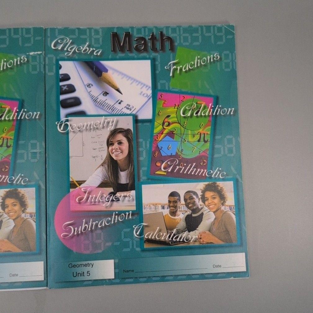 Math Geometry Unit 4 & Unit 5 ResponsiveEd PB Teal/Multicolor 2010s Student Set