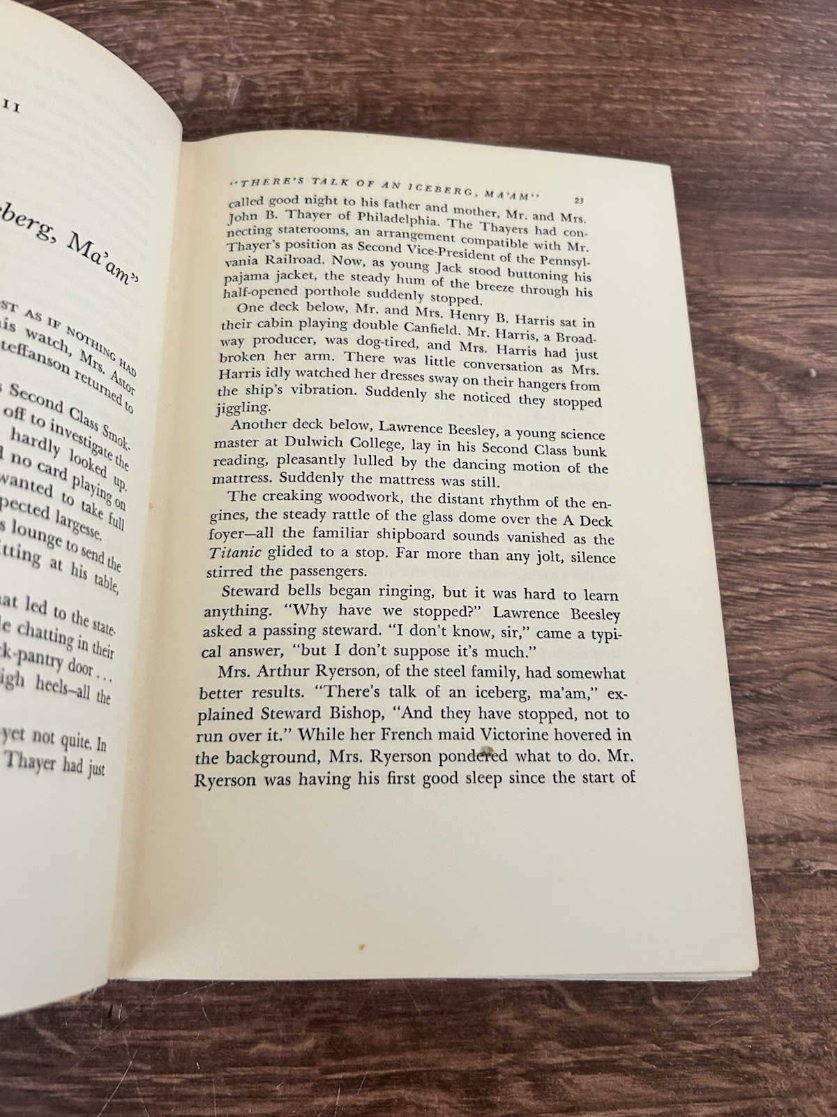 A Night to Remember Walter Lord. HC 1st edition, 2nd printing 1955.
