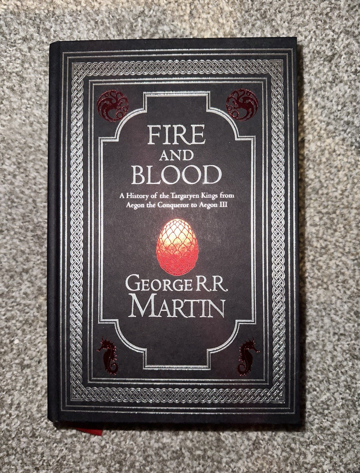 George R.R. Martin A Song of Ice and Fire FIRE and Blood HARPER COLLINS edition