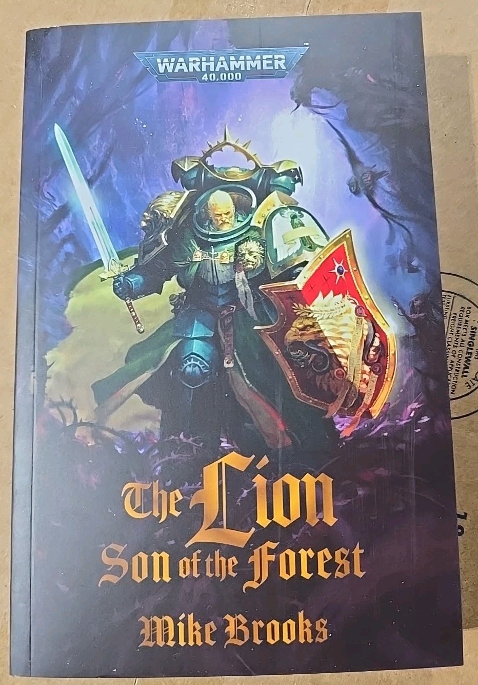 Lion Son of the Forest Mike Brooks 24 TPB Black Library Warhammer New Dark Angel