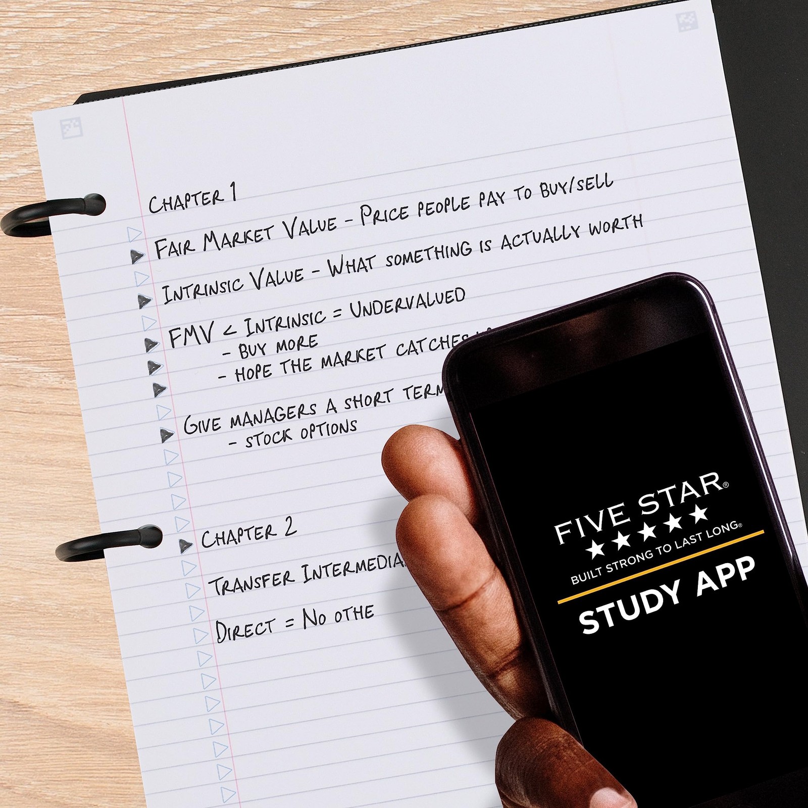 Flex Refillable Notebook + Study App, College Ruled and 1 Inch TechLock Ring …