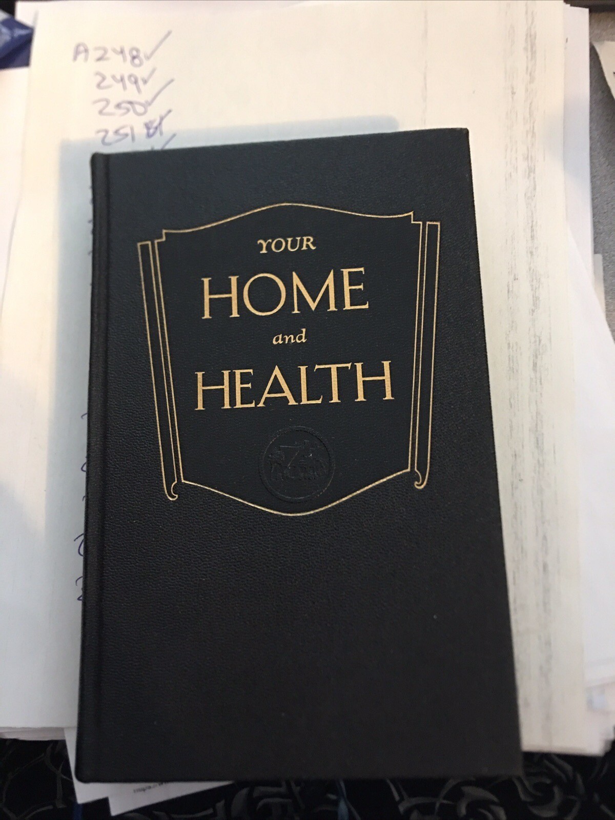 Your Home and Health, Ellen G White, 1943 3 rd edition HC 379