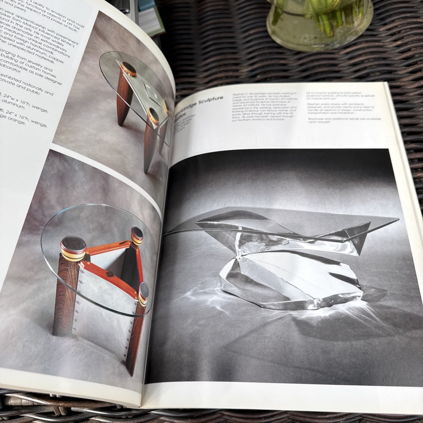 B84- Creative Designs In Furniture- Chairs Tables Beds PB 125 Leading Artists