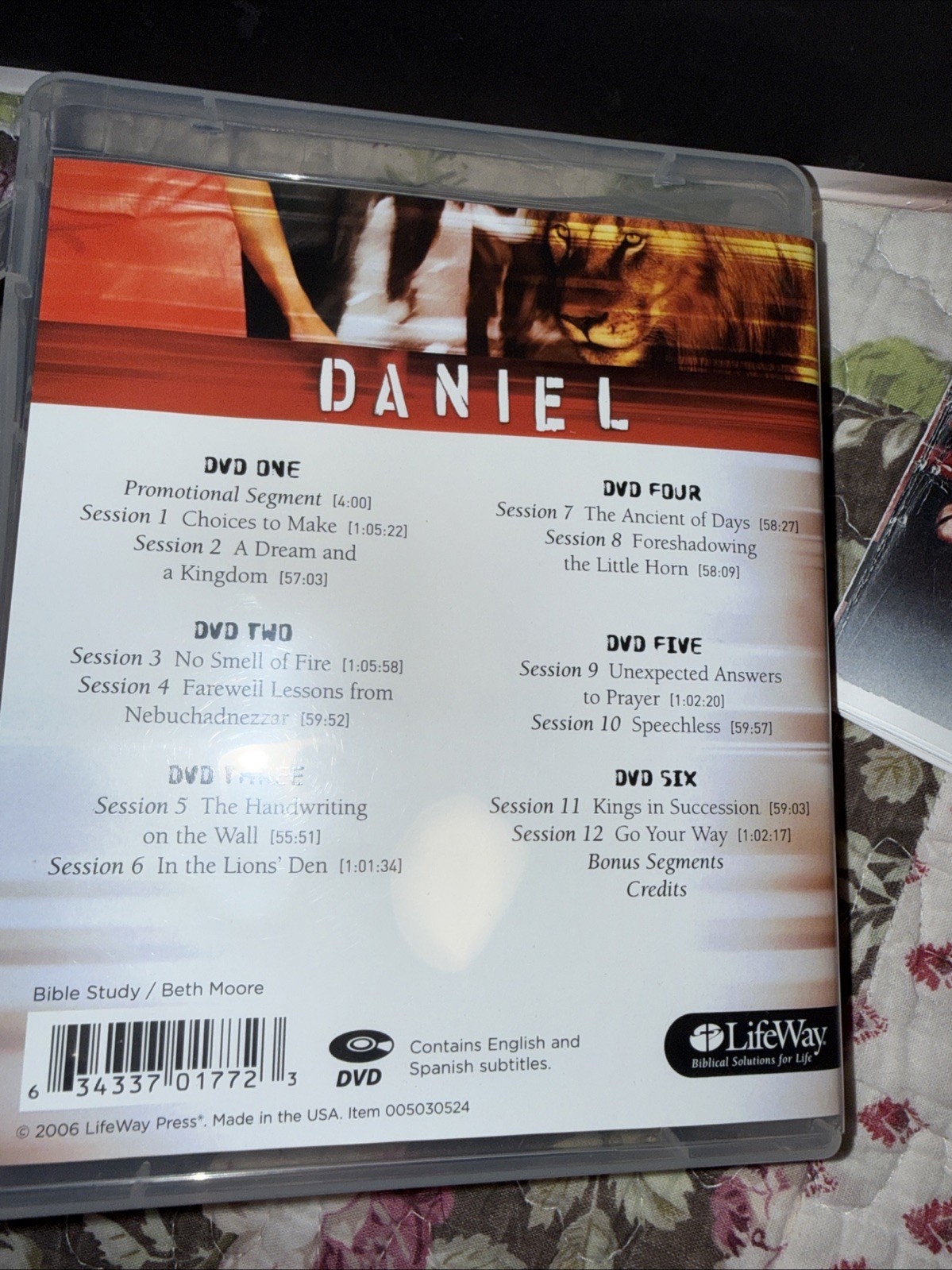 💗 Beth Moore DVD Bible Study Kit on Daniel DVDs 1 Leader Guide