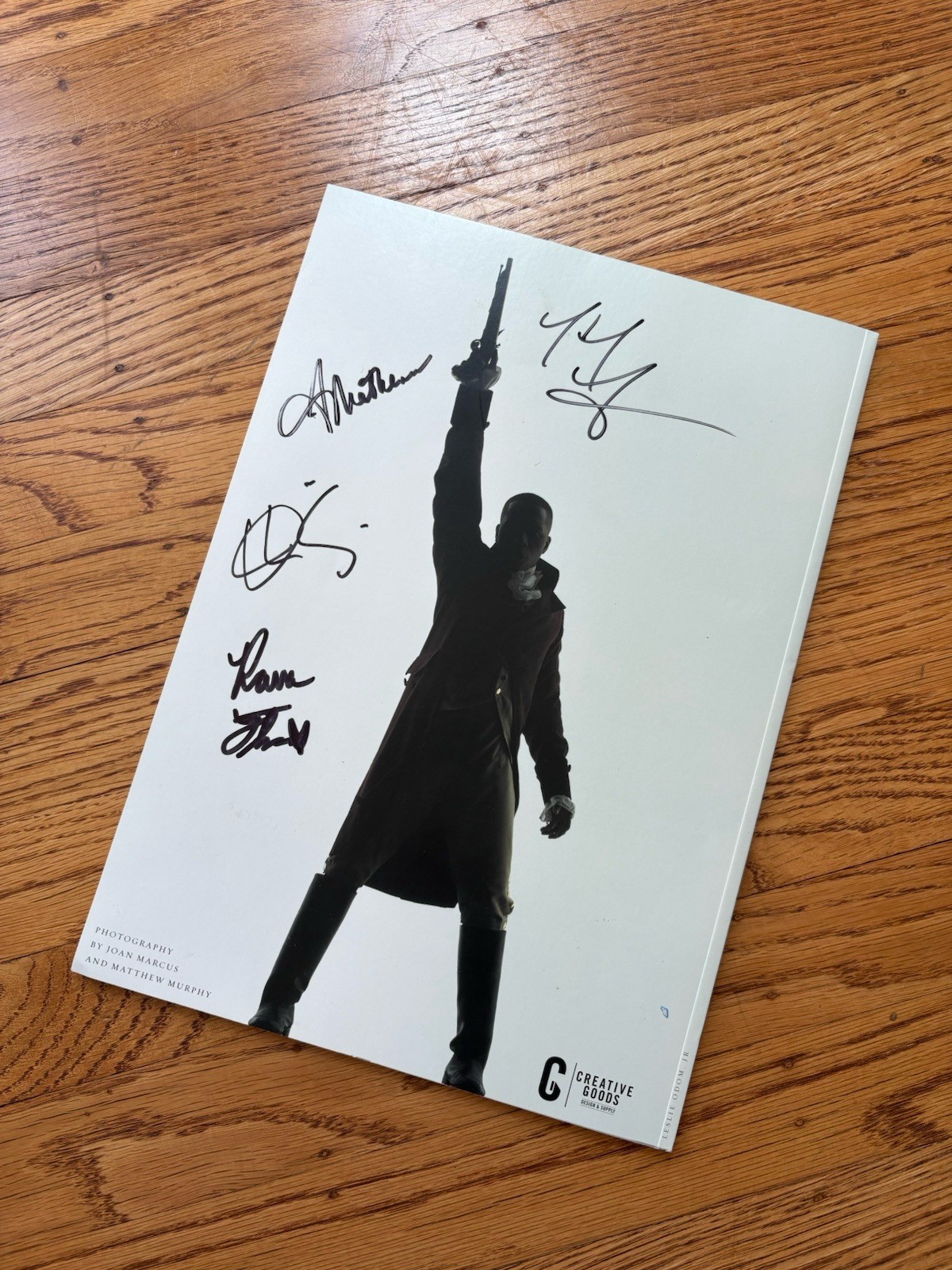 SIGNED Lin-Manuel Miranda Hamilton: An American Musical Hardcover Book