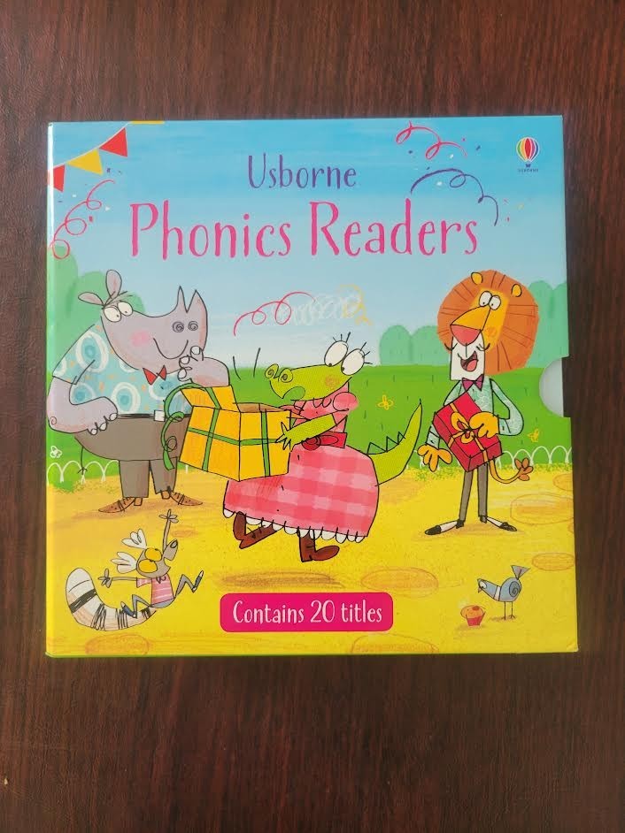 Usborne Phonics Readers 20 Book Box Set Complete Early Reading