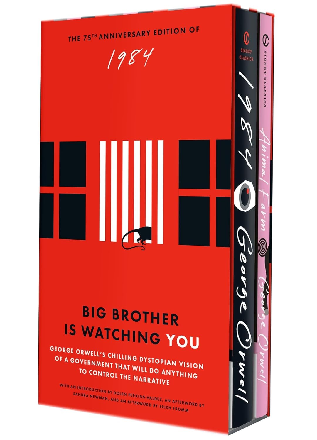 1984 and Animal Farm by George Orwell 2-Book Hardcover Set
