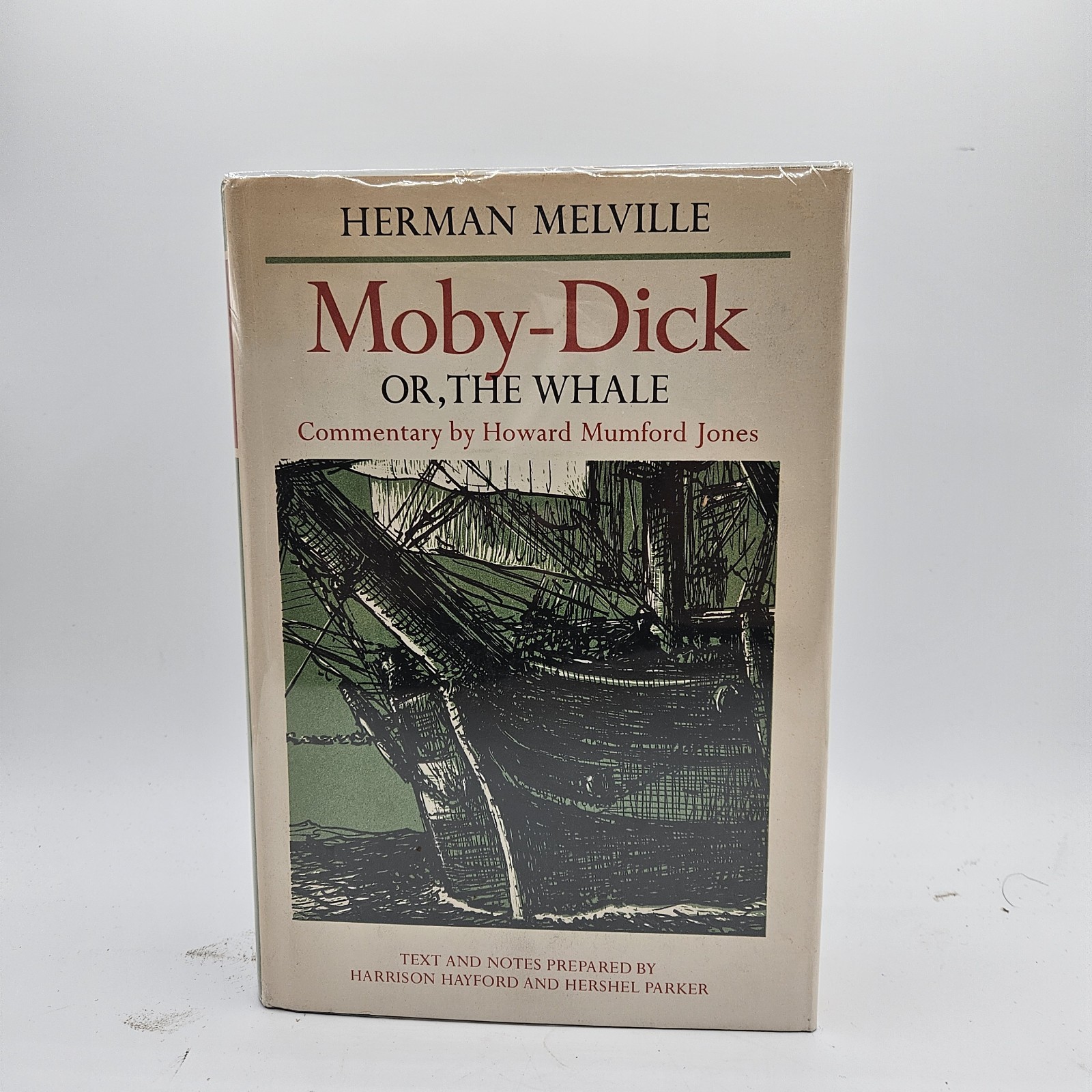 Moby Dick: 1976 Edition w/ Warren Chappell illustrations, Norton, Very Good HCDJ