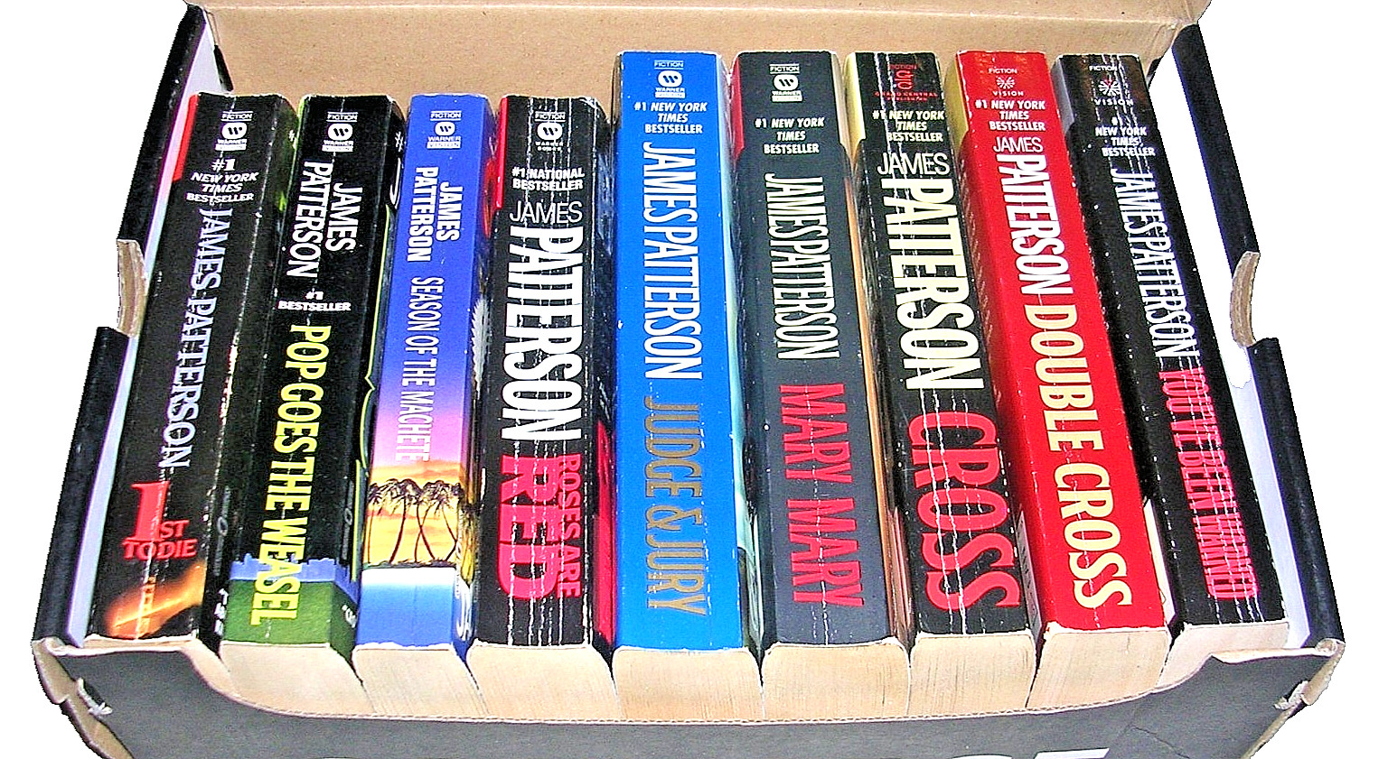 James Patterson Paperback Lot of 9 – Alex Cross, Women’s Murder Club & More