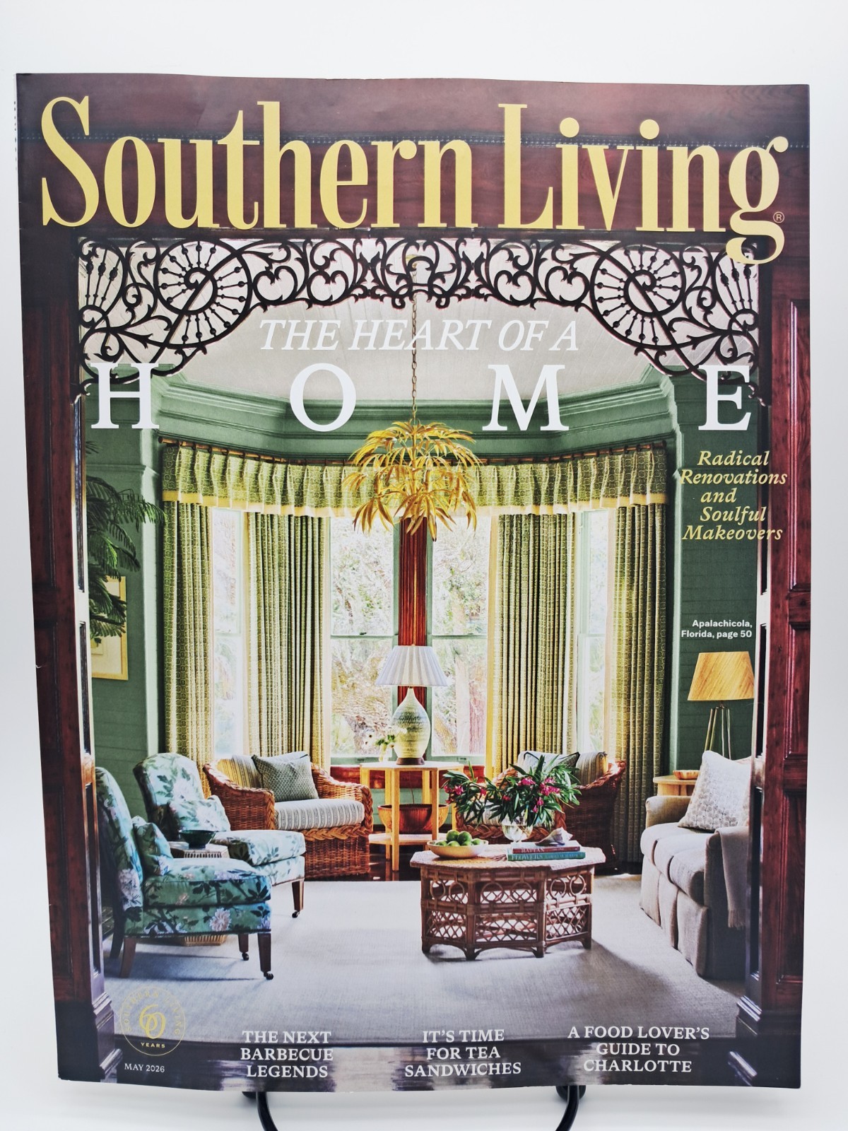Southern Living Magazine May 2026 Heart Of A Home Soulful Makeovers Tea Sandwich