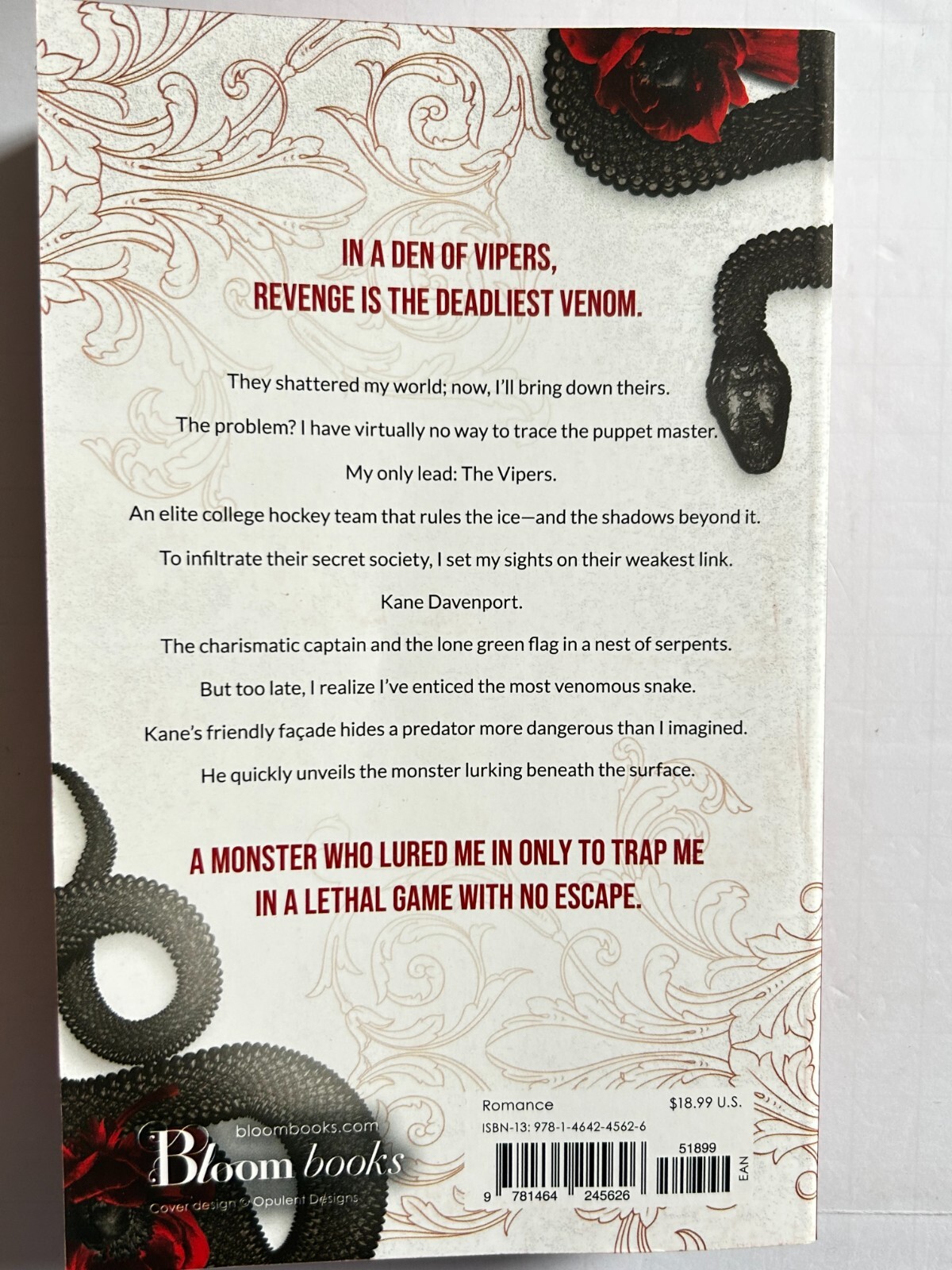 2025 Beautiful Venom ..Deluxe First Ed Trade PBK w/signed bookplate by Rina Kent