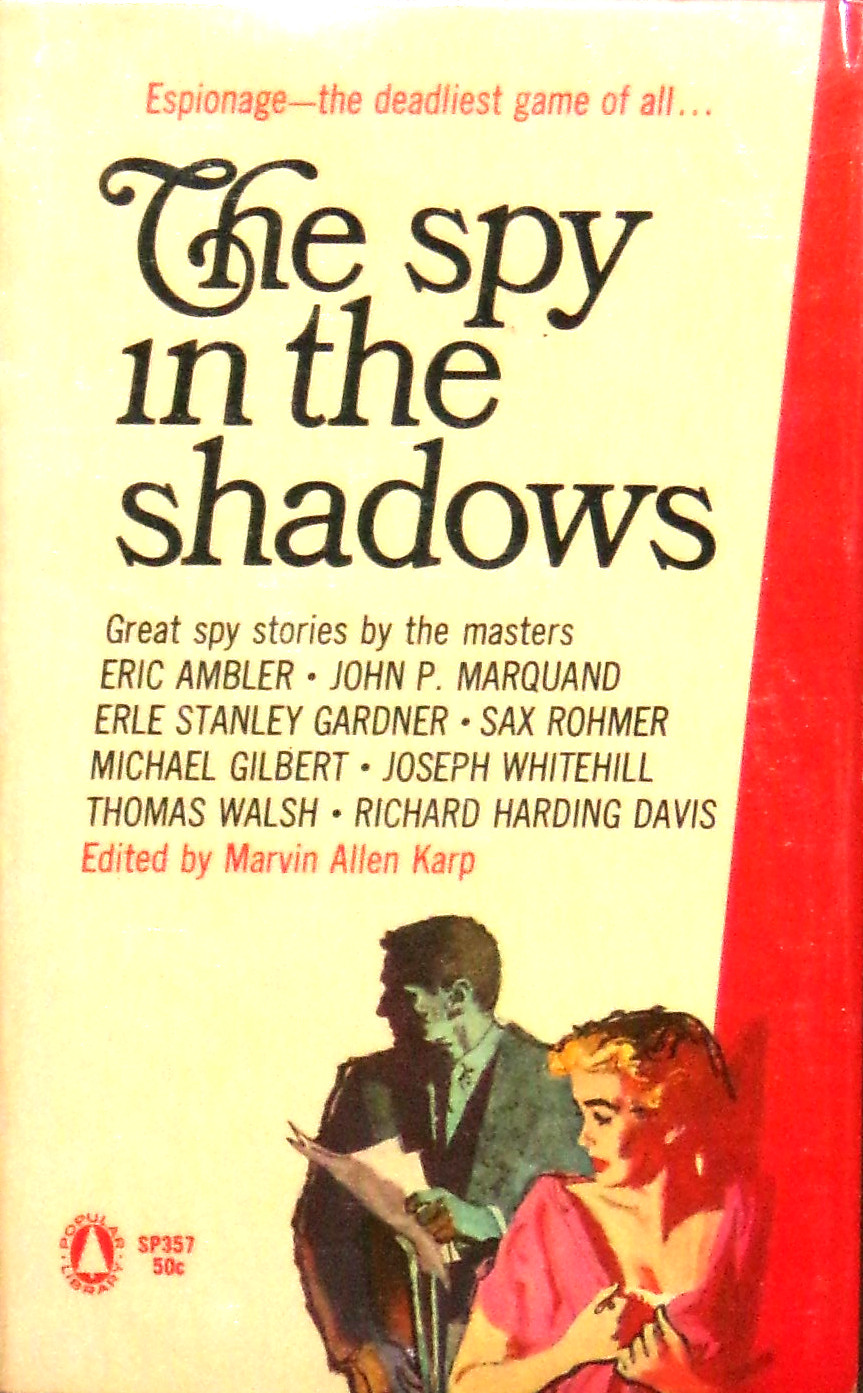 The Spy in the Shadows by Marvin Allen Karp, Popular Library SP357, 1965, 1st NF