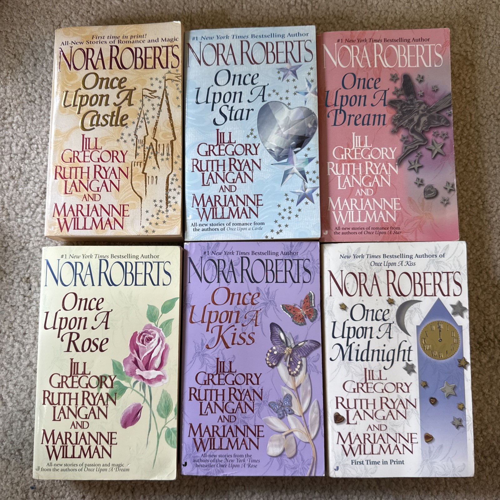 Nora Roberts Once Upon Set Of 6 Book