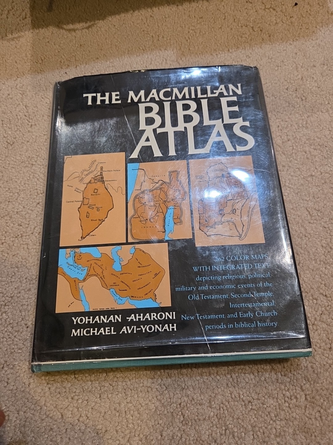 The Macmillan Bible Atlas Carta, Jerusalem VINTAGE First Edition 1968