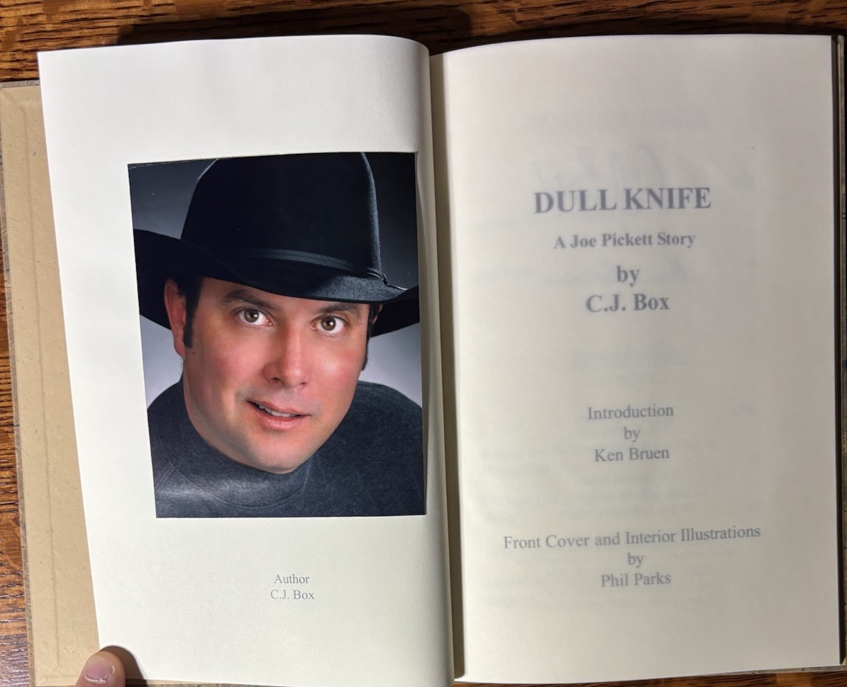 Dull Knife C J Box Signed Limited 96 200 Ken Bruen Phil Parks Joe Pickett HC