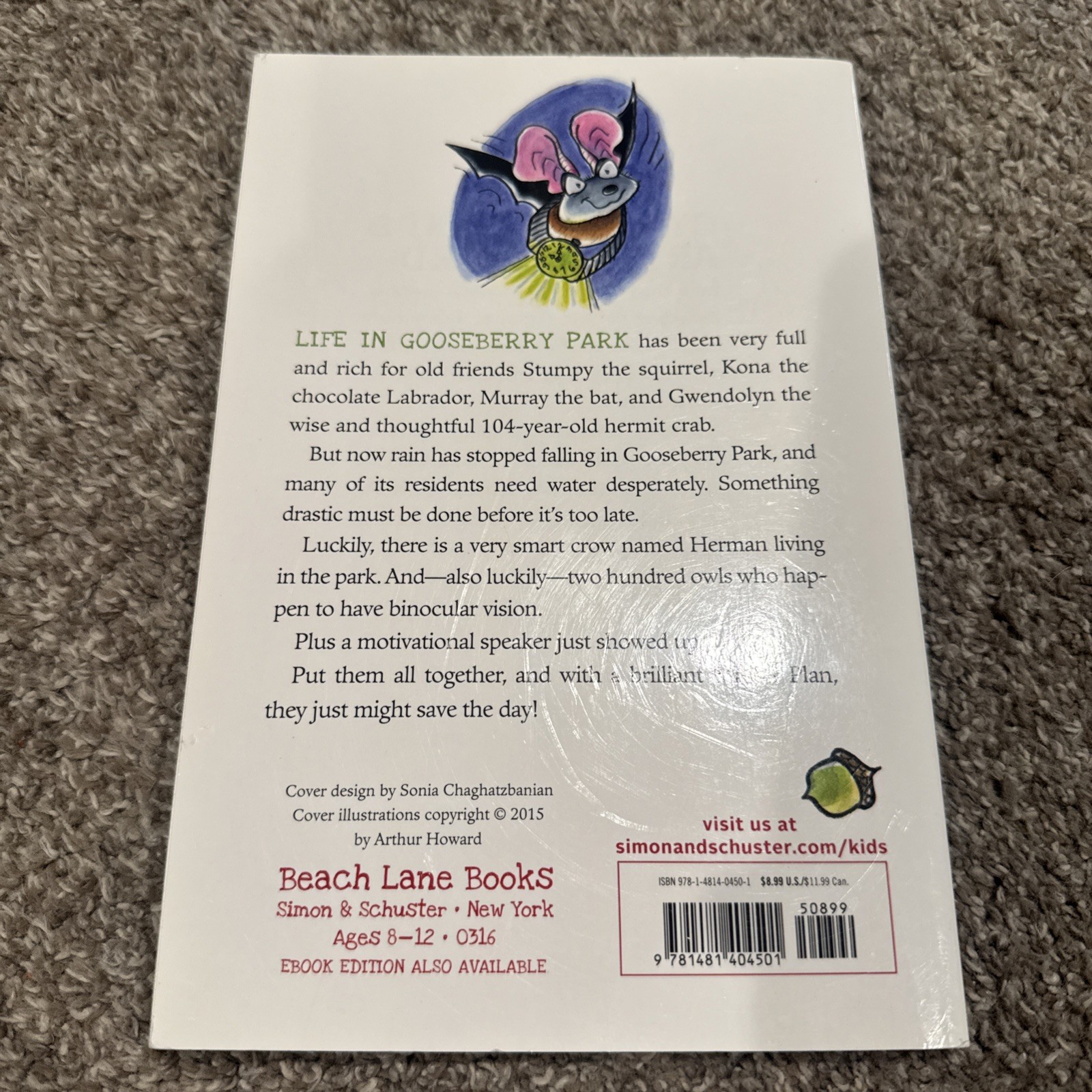 Gooseberry Park and the Master Plan by Cynthia Rylant (2016, Trade Paperback)