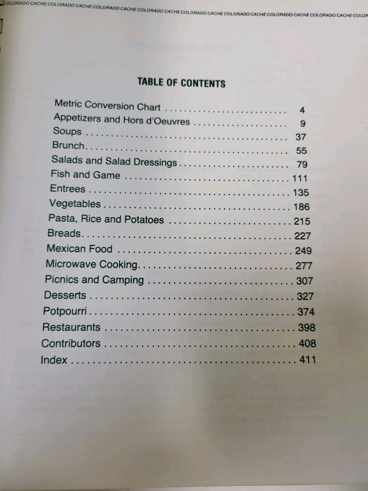 Cook book – Colorado Cache Cookbook by The Junior League of Denver
