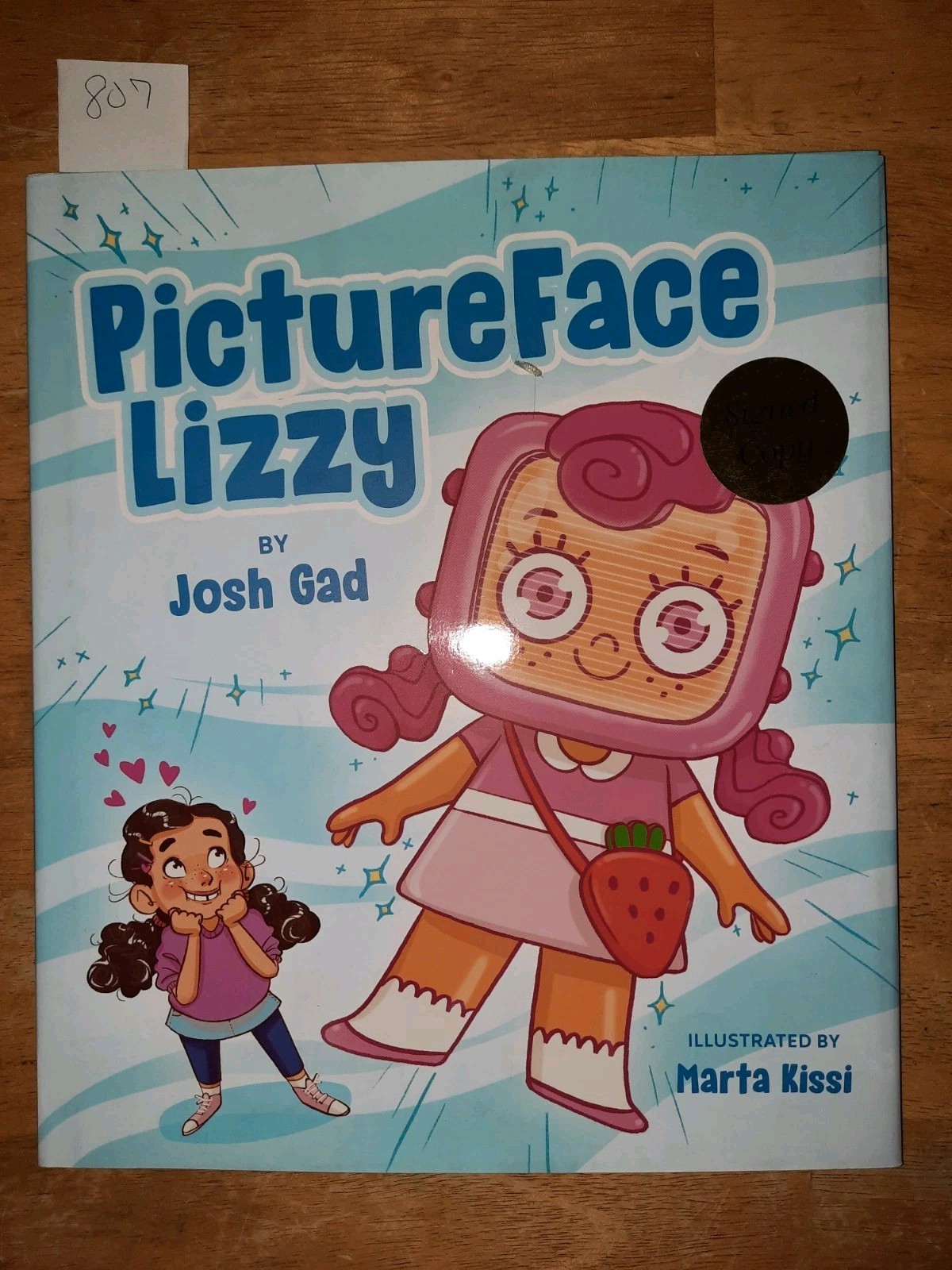 Josh Gad PictureFace Lizzy Signed Edition Book Olaf Frozen
