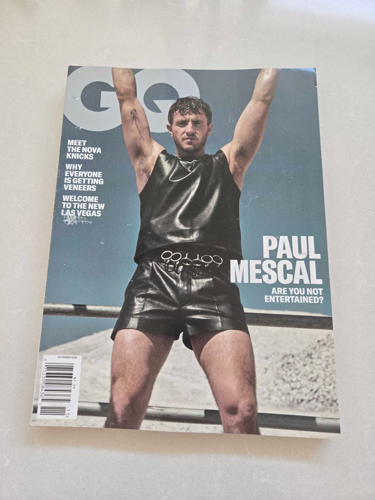 GQ Magazine Nov 2024 PAUL MESCAL on Cover