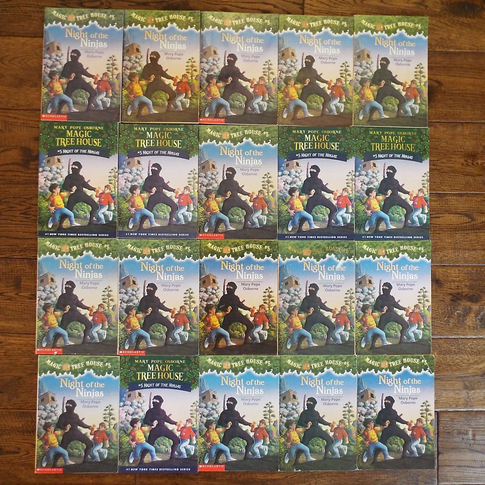 Lot 20 Magic Tree House Guided Reading #5 Night of the Ninjas Mary Pope Osborne