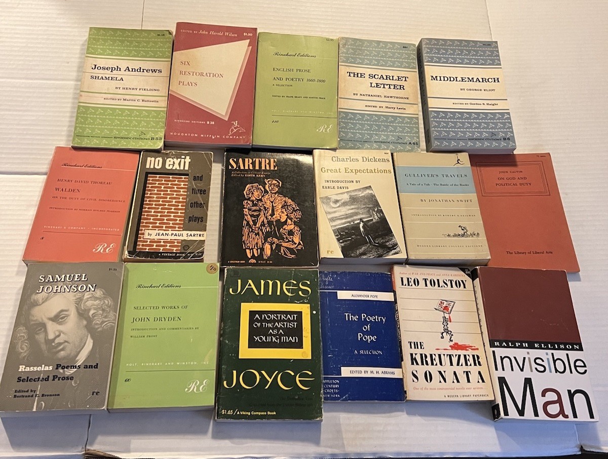 Lot 17 Vintage 60’s 70’s Literature Classics Drama Novels Paperback Books Mix