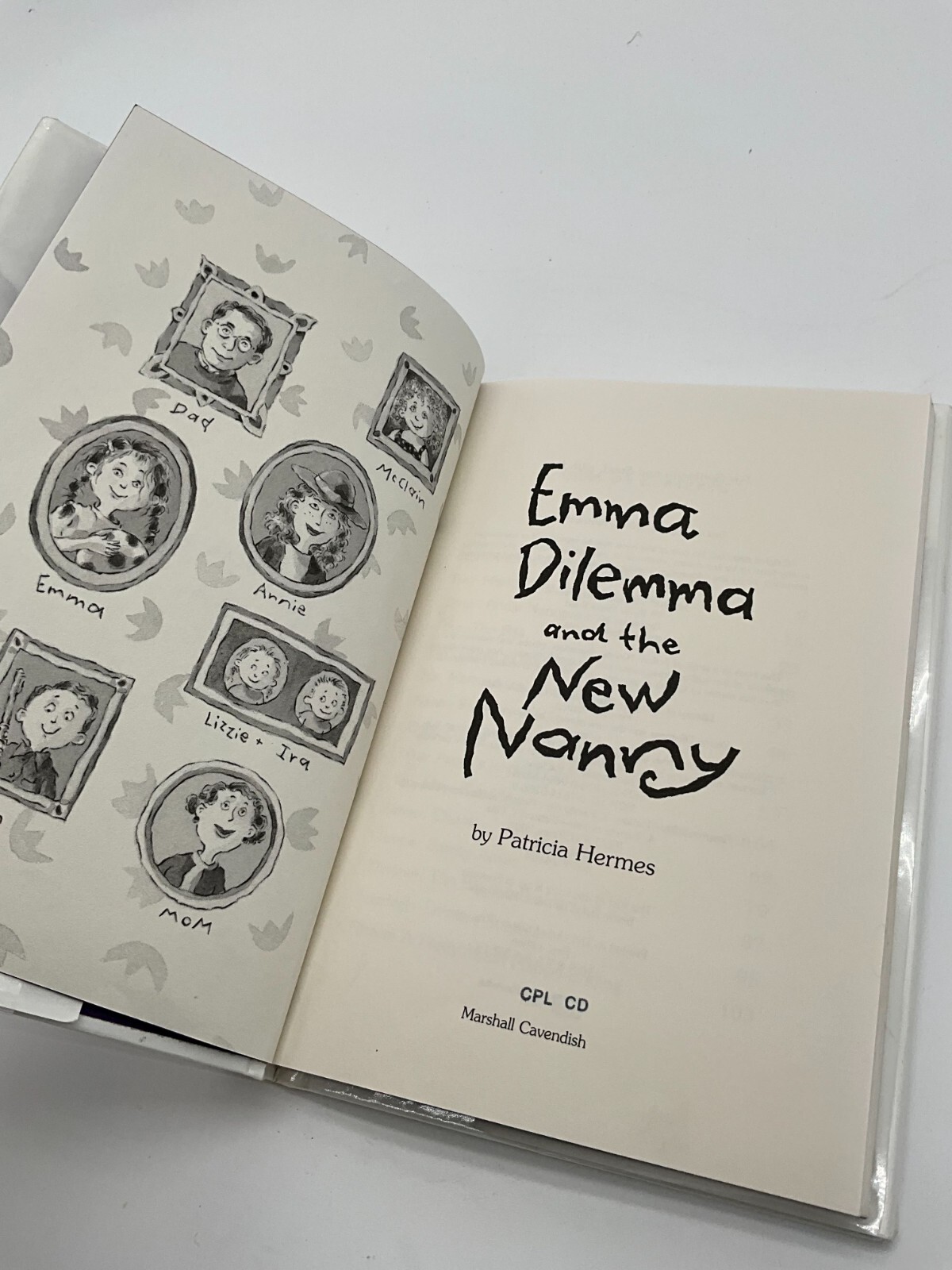 Emma Dilemma and the New Nanny by Patricia Hermes 2012 Hardcover Marshall BP