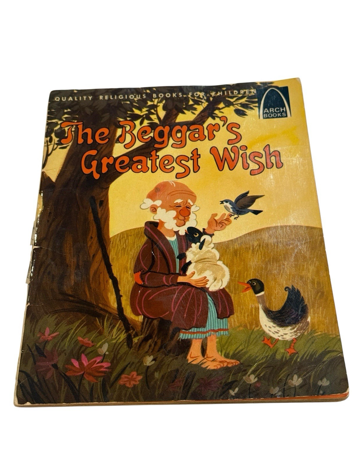 VTG 1969 Arch Books The Beggar’s Greatest Wish Alyce Bergey Bible Story