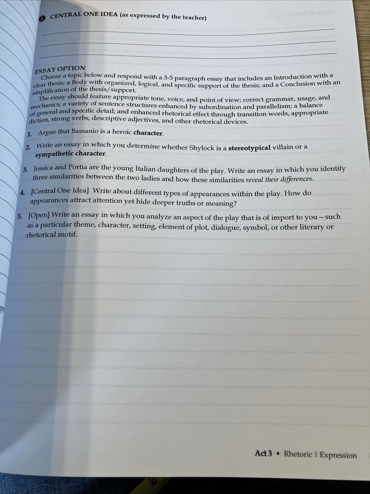 The Merchant Of Venice Student Book: Memoria Press Riddell, Brooke High school